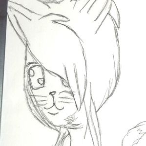 Cat girl drawing 🐱🐈